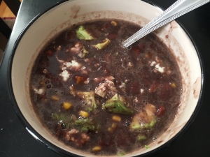 spicy black bean soup